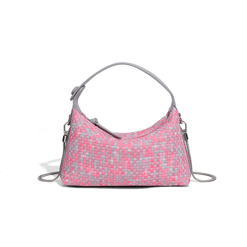 时尚小清新百搭手提饭盒包休闲百搭单肩斜跨包潮流牛仔布质感女包