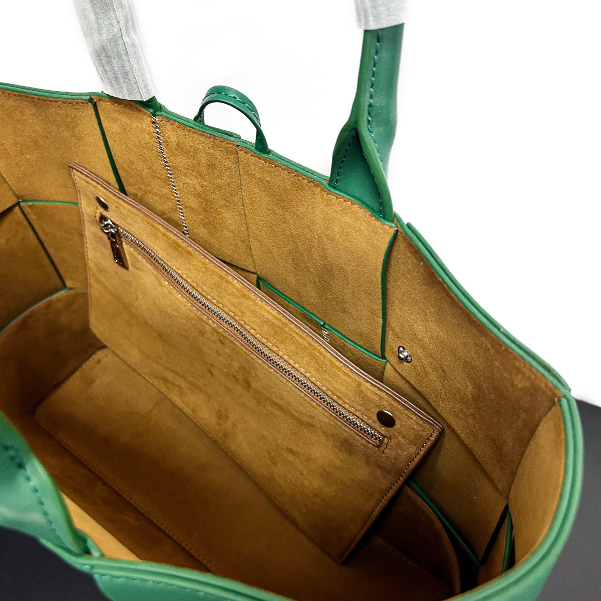 古着中古包包女高级质感小众设计复古真皮通勤斜挎单肩托特女包