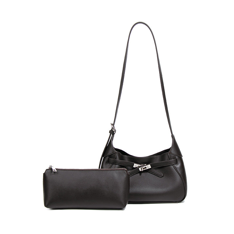 气质时尚通勤单肩腋下包高级感百搭手提子母包质感潮流女士斜挎包