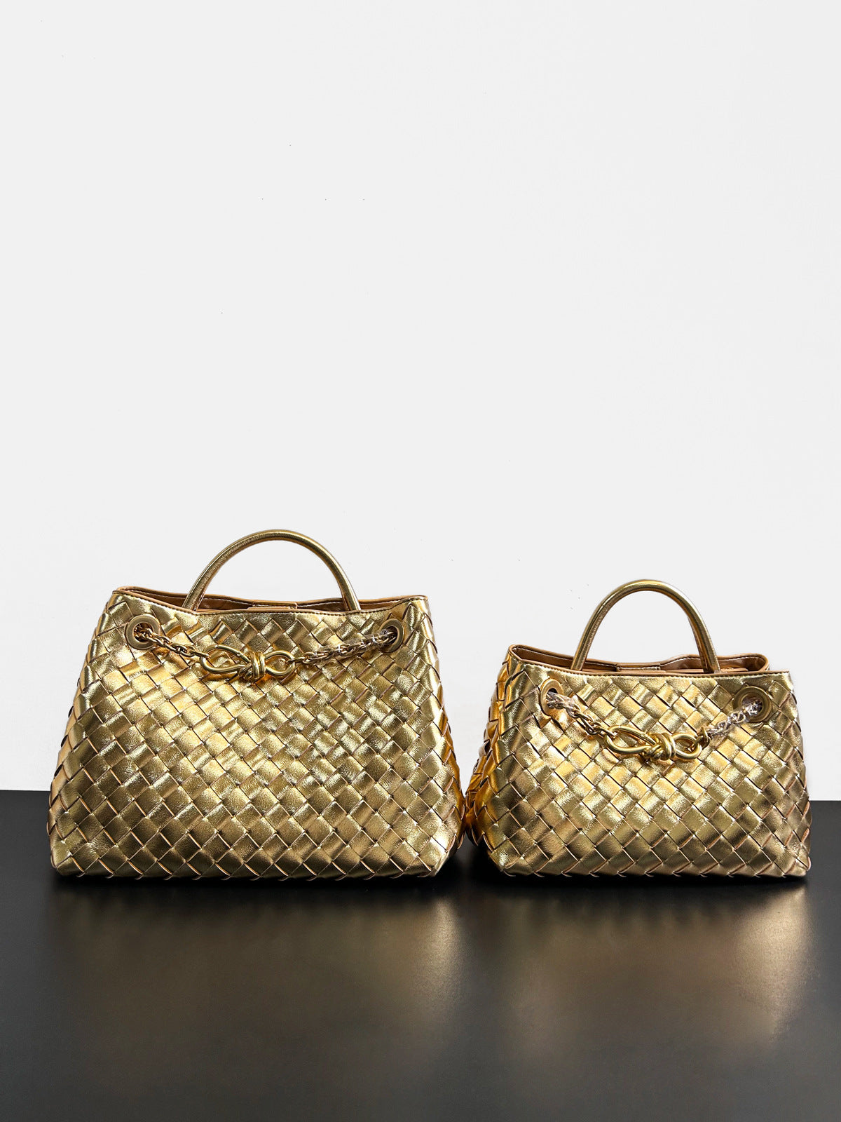 2024夏季新款编织蝴蝶结大容量真皮双肩女包单肩斜跨手提包