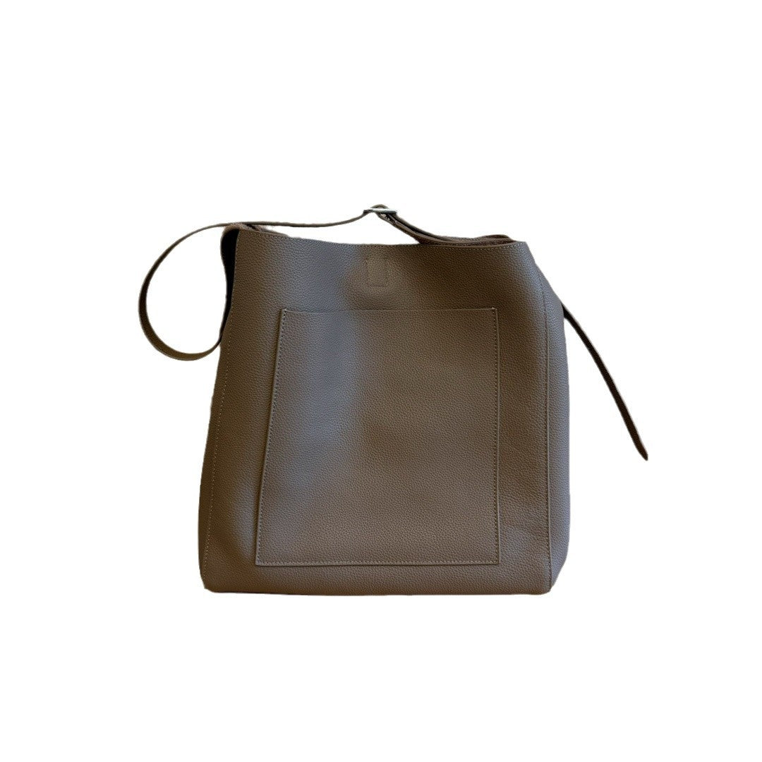 感大包包2024新款潮女包质感斜挎包大容量百搭通勤大气单肩包包