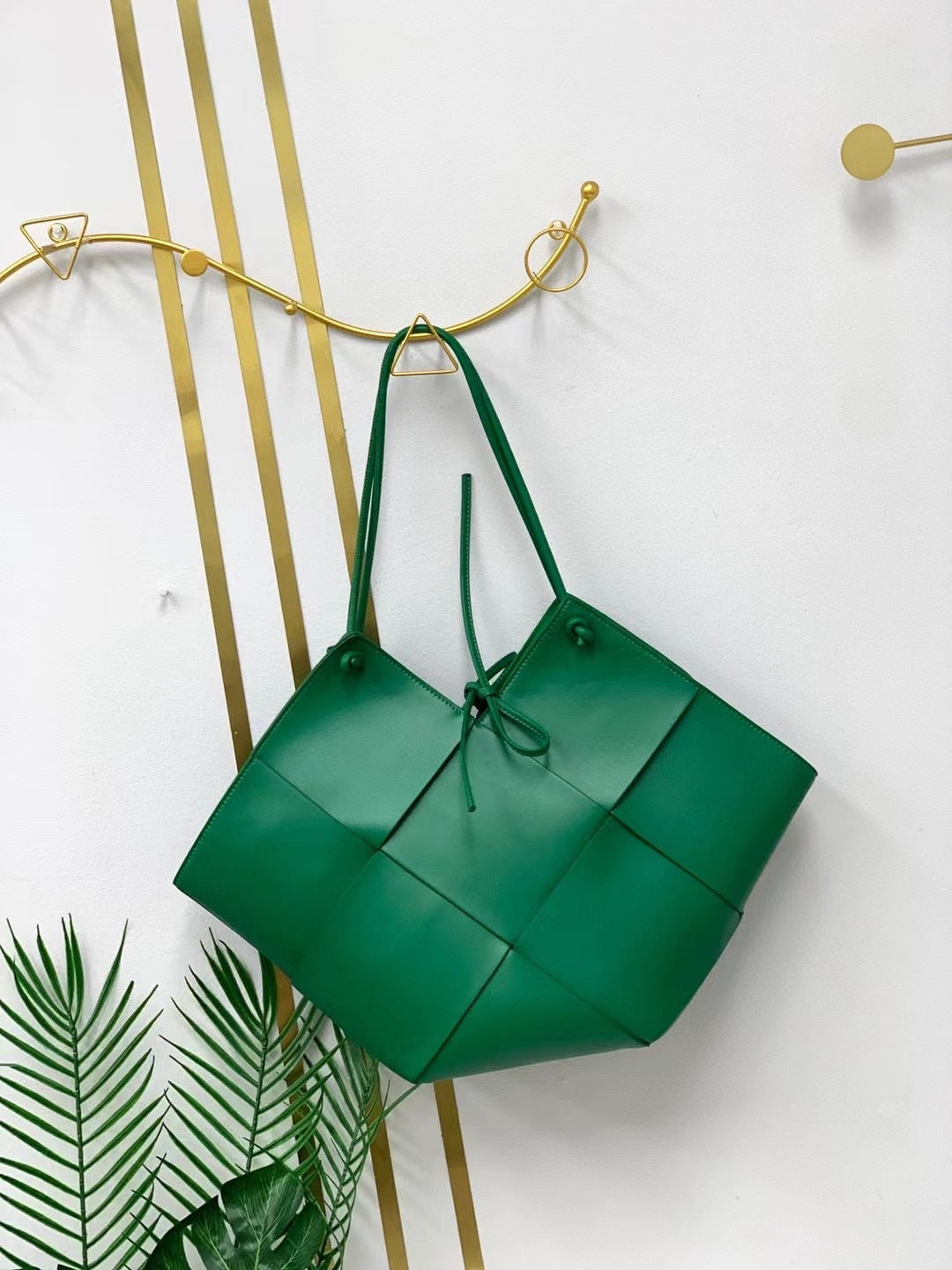 高级感编织大包包女夏季2023新款潮腋下包百搭大容量单肩包托特包