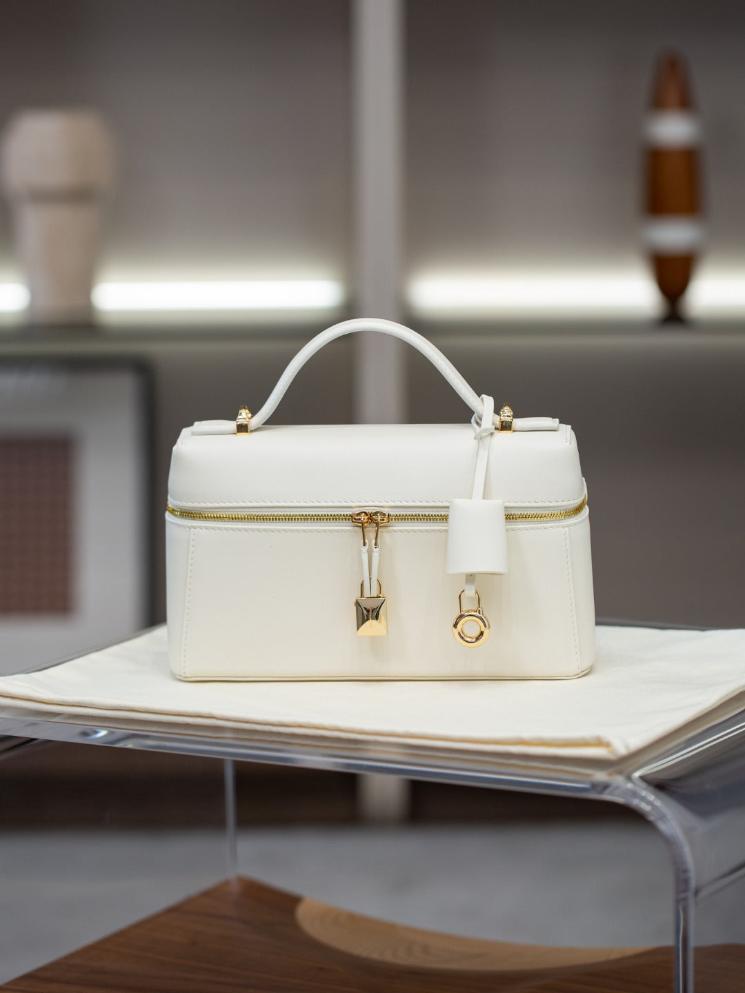 2025夏季款包包百搭牛皮lp饭盒包小众高级感真皮女包跨境斜挎包