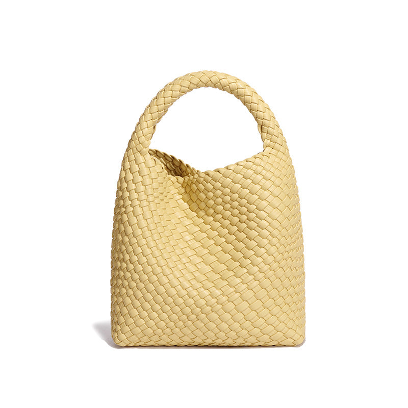 女包工厂2025新品手工编织包包女单肩斜挎腋下手提时尚子母托特包