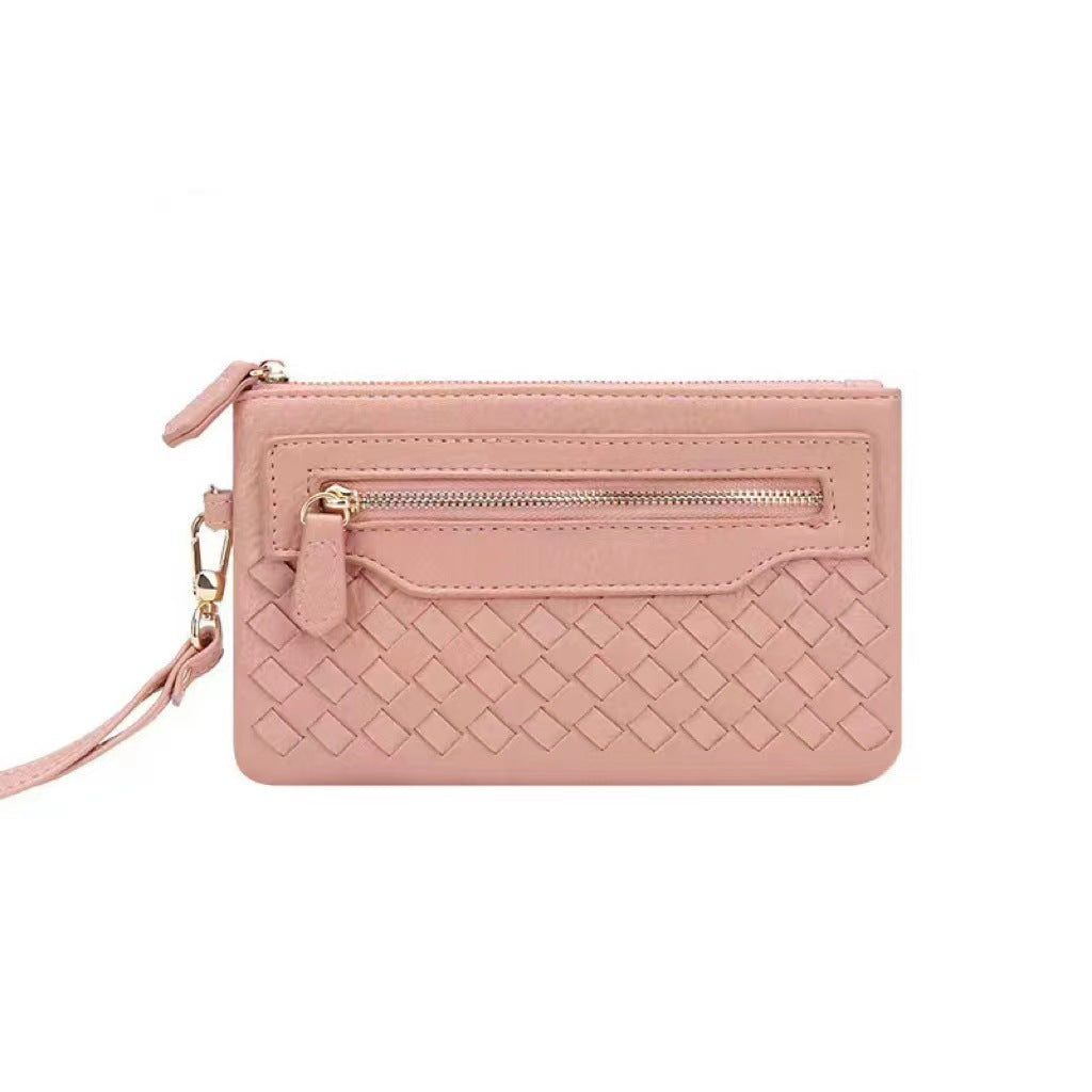 包包女2025新款零钱包包时尚多卡位卡包小香风菱格钱包 一件代发