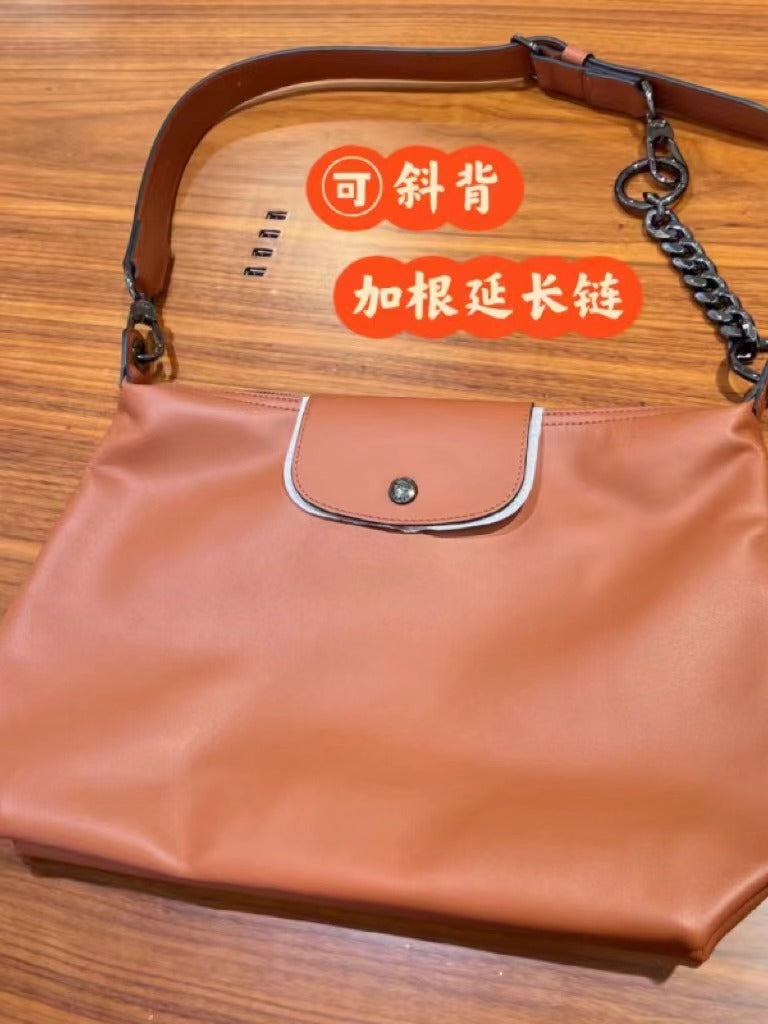 镶hobo松弛慵懒感拉满潮ins单肩包男女通用腋下托特女包一件代发