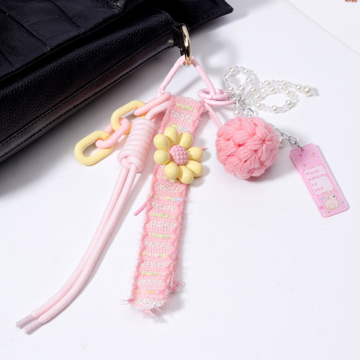 公主风小清新挂件包挂钥匙扣吊饰饰品批发简约厂货现货跨境专供