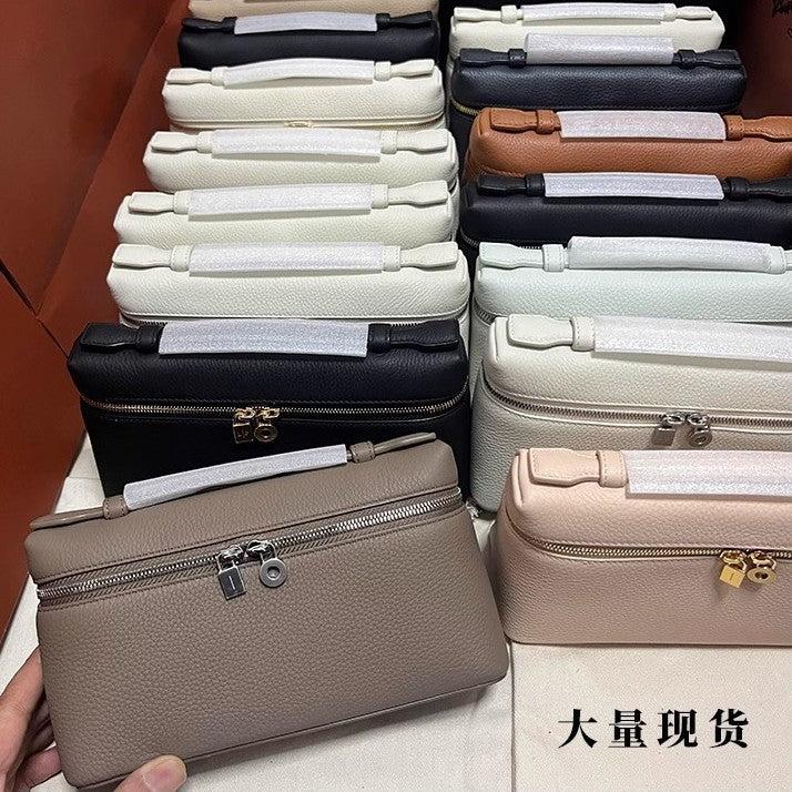 女包源头工厂2025新款LP化妆包19饭盒包单肩斜挎手提包包一件代发