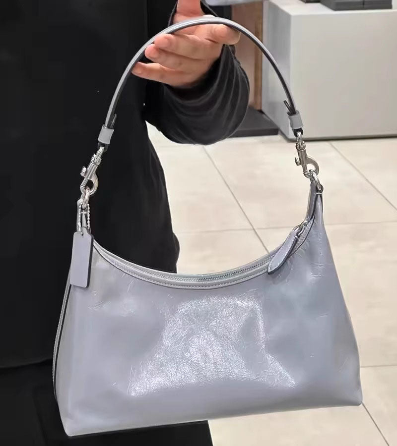 Juliet半月腋下单肩斜挎包女Hobo简约时尚百搭通勤慵懒随意辣妹包