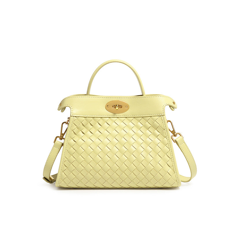质感潮流手提包时尚编织包包高级感精致斜挎包韩版女士简约单肩包