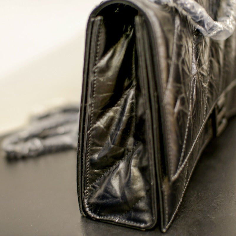 头层牛皮沙漏包2022秋冬新款褶皱菱格链条包b家单肩斜挎女通勤