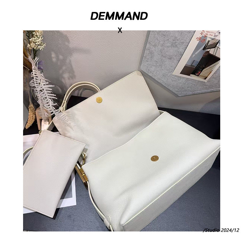 跨境批发2025新款时尚韩版TB家戴妃包大容量洋气手提包单肩斜挎