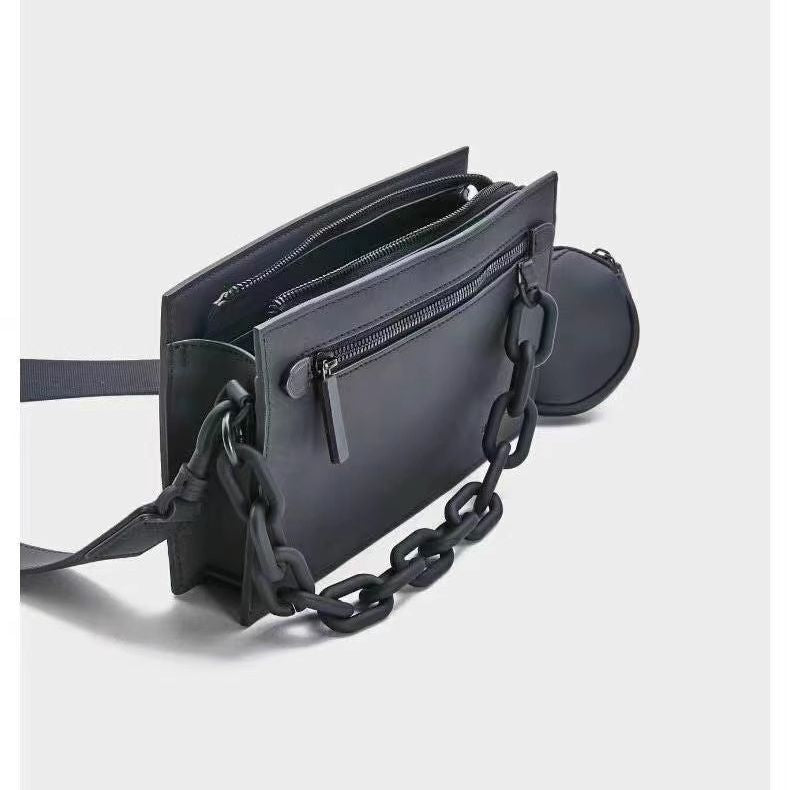 韩潮大牌男包牌盒子包个性男女生斜挎包时尚中性单肩百搭一件代发