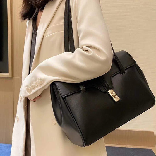 大气上班通勤包包女时尚大容量tote旅行托特包soft16单肩电脑大包