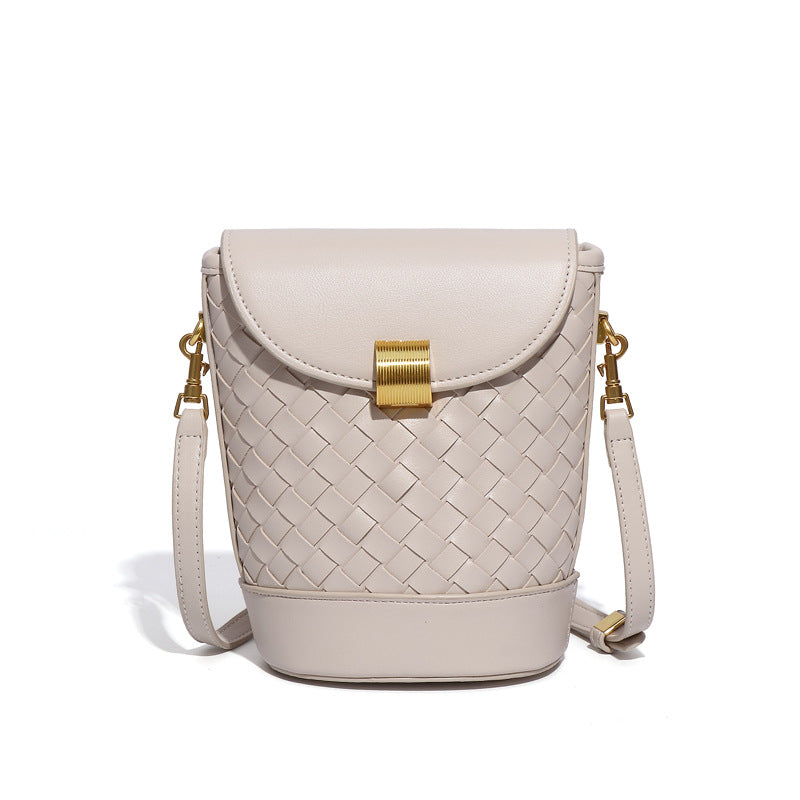 外贸跨境水桶包包小众设计新款马卡龙单肩女包简约潮大容量斜挎包