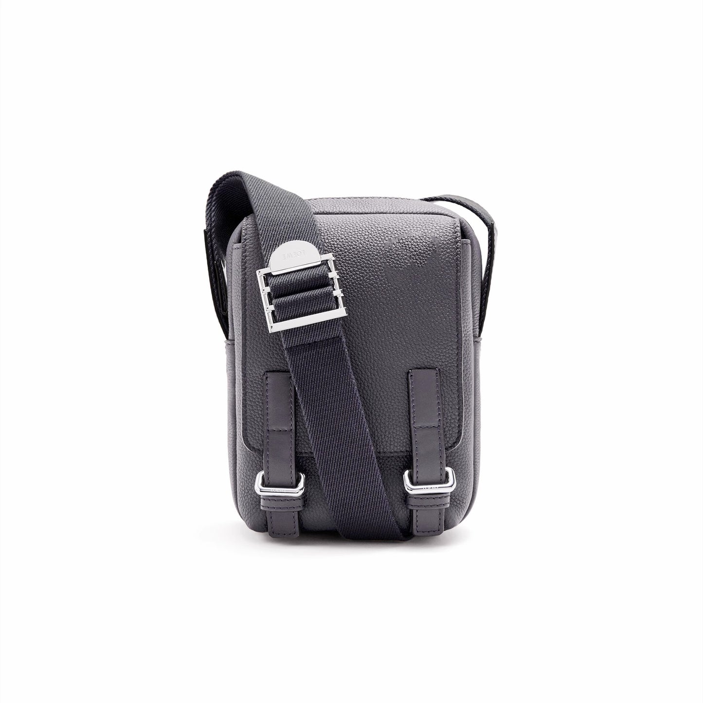 罗家男士单肩包斜挎包男款puzzle邮差包男包胸包小牛皮背包男