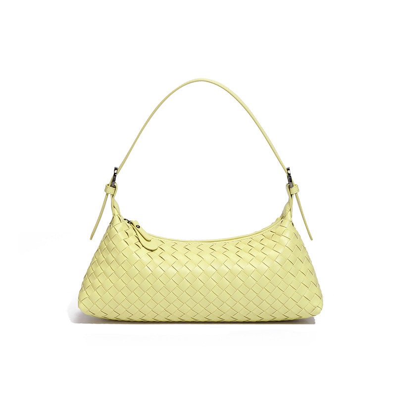 手提包包女夏季新款编织包高级感单肩斜挎包小仙女百搭时尚手拎包