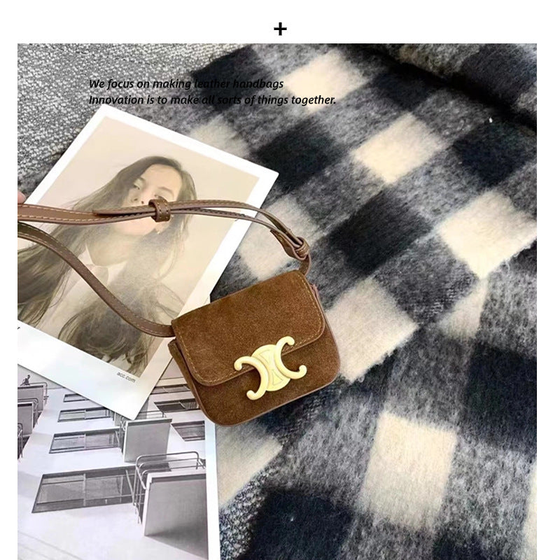 复古高级感腋下包包女2023新款秋冬时尚简约小方包通勤百搭单肩包