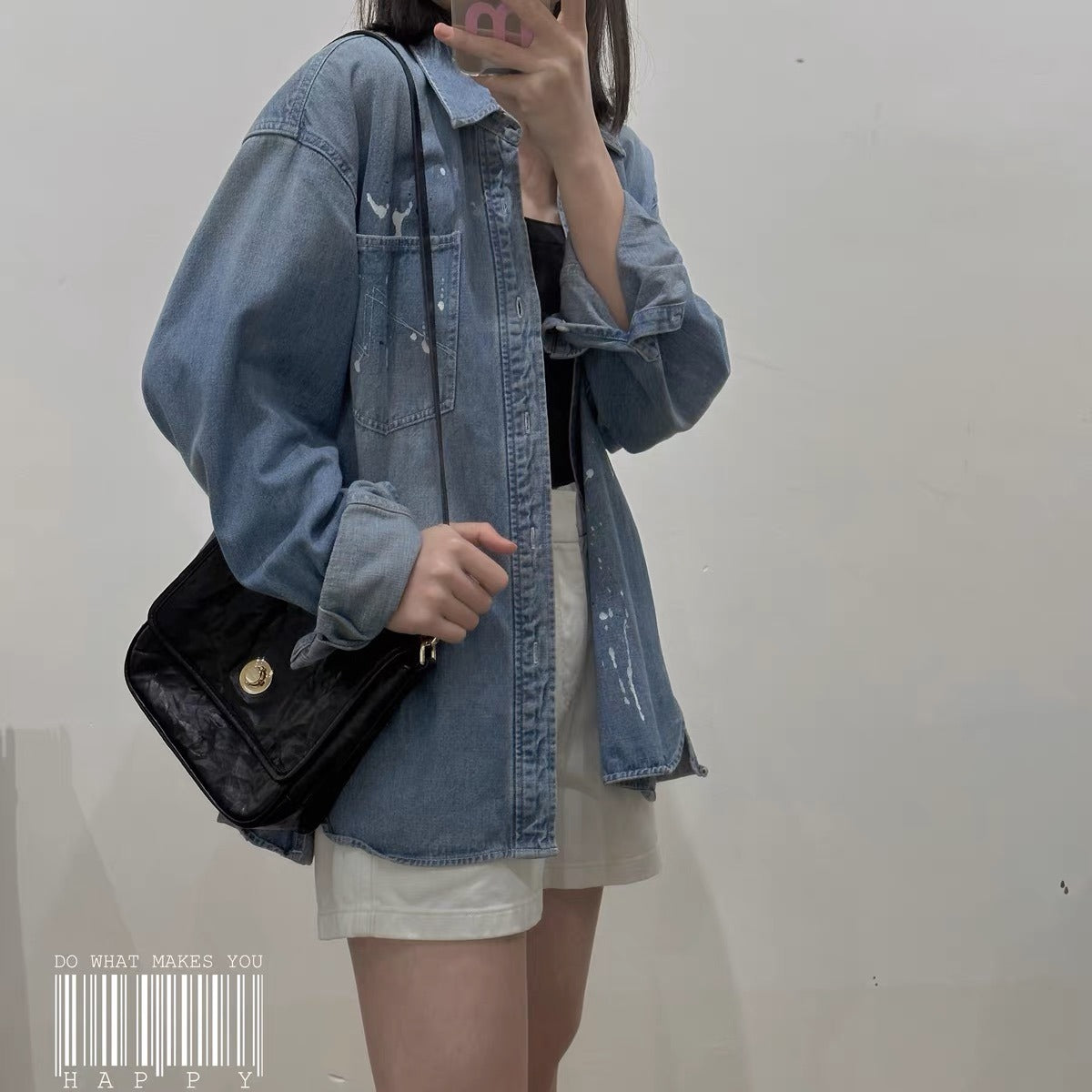 褶皱腋下邮差包 复古百搭单肩斜挎女包手抓纹牛皮托特包一件代发