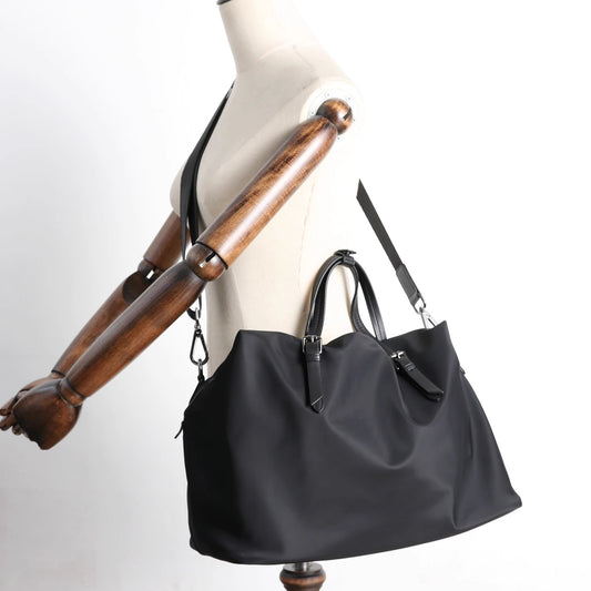 2025新款健身包男女手提斜挎大包包尼龙布防水大容量出差旅行李包