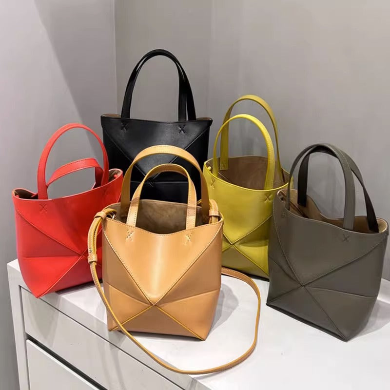 大容量托特包puzzle变形几何tote潮酷办公电脑包单肩斜跨手提女包