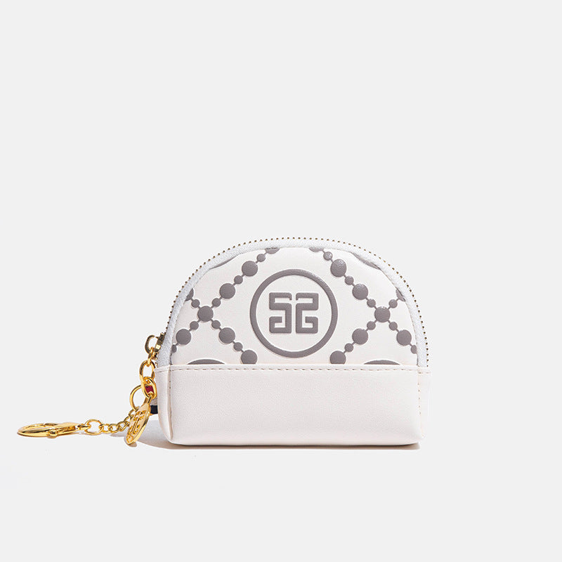 2025夏季新款小清新印花钥匙扣小巧玲笼百搭零钱包卡包女厂家直销