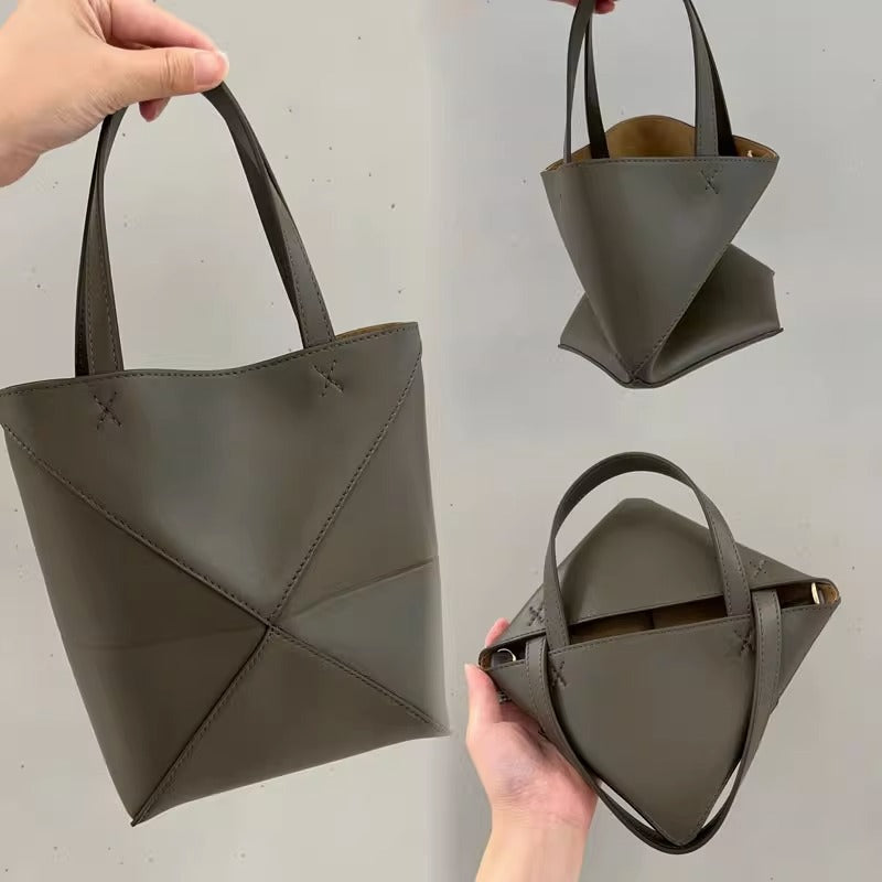 大容量托特包puzzle变形几何tote潮酷办公电脑包单肩斜跨手提女包