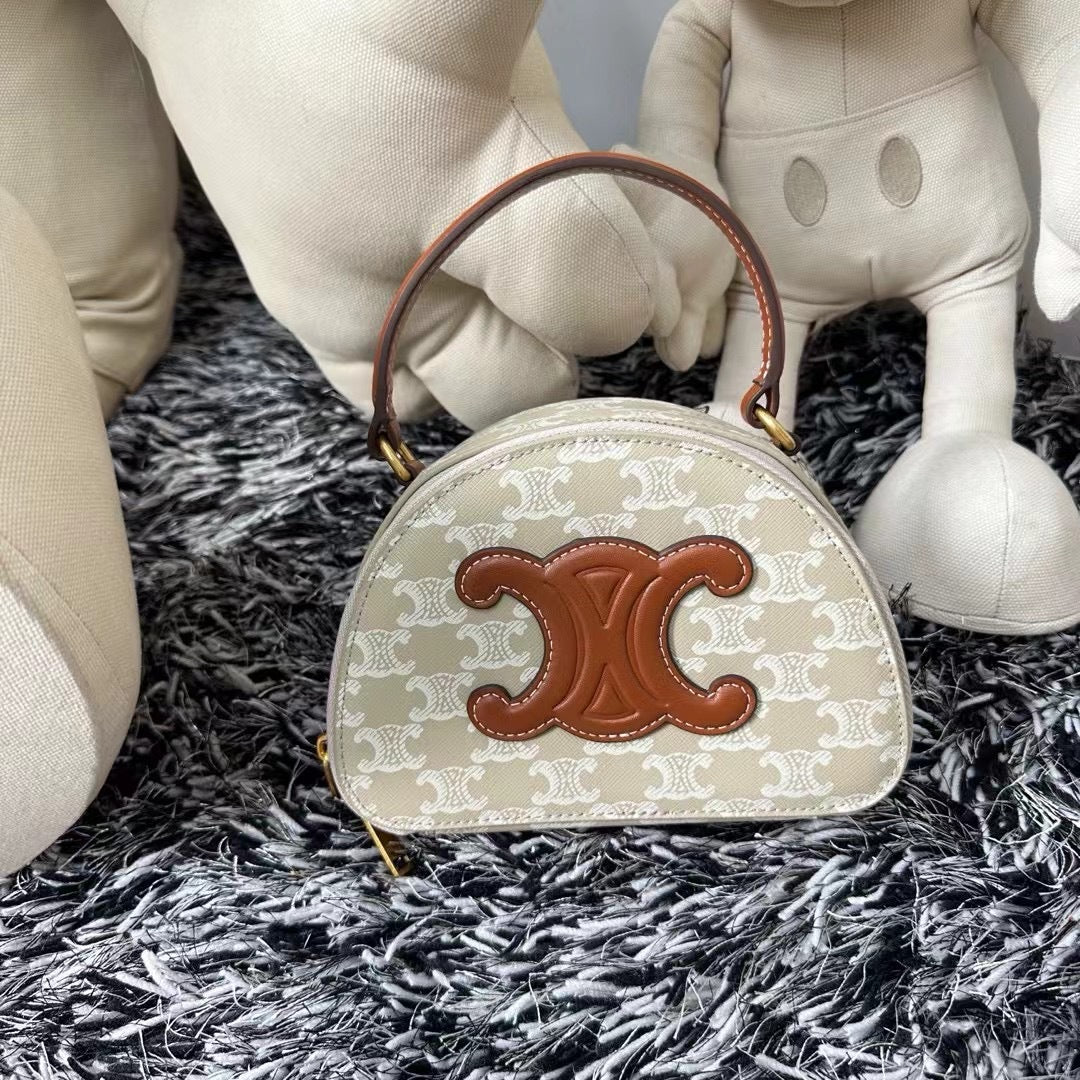 小众百搭印花包包女2024冬新款时尚质感斜挎小包洋气手提单肩女包