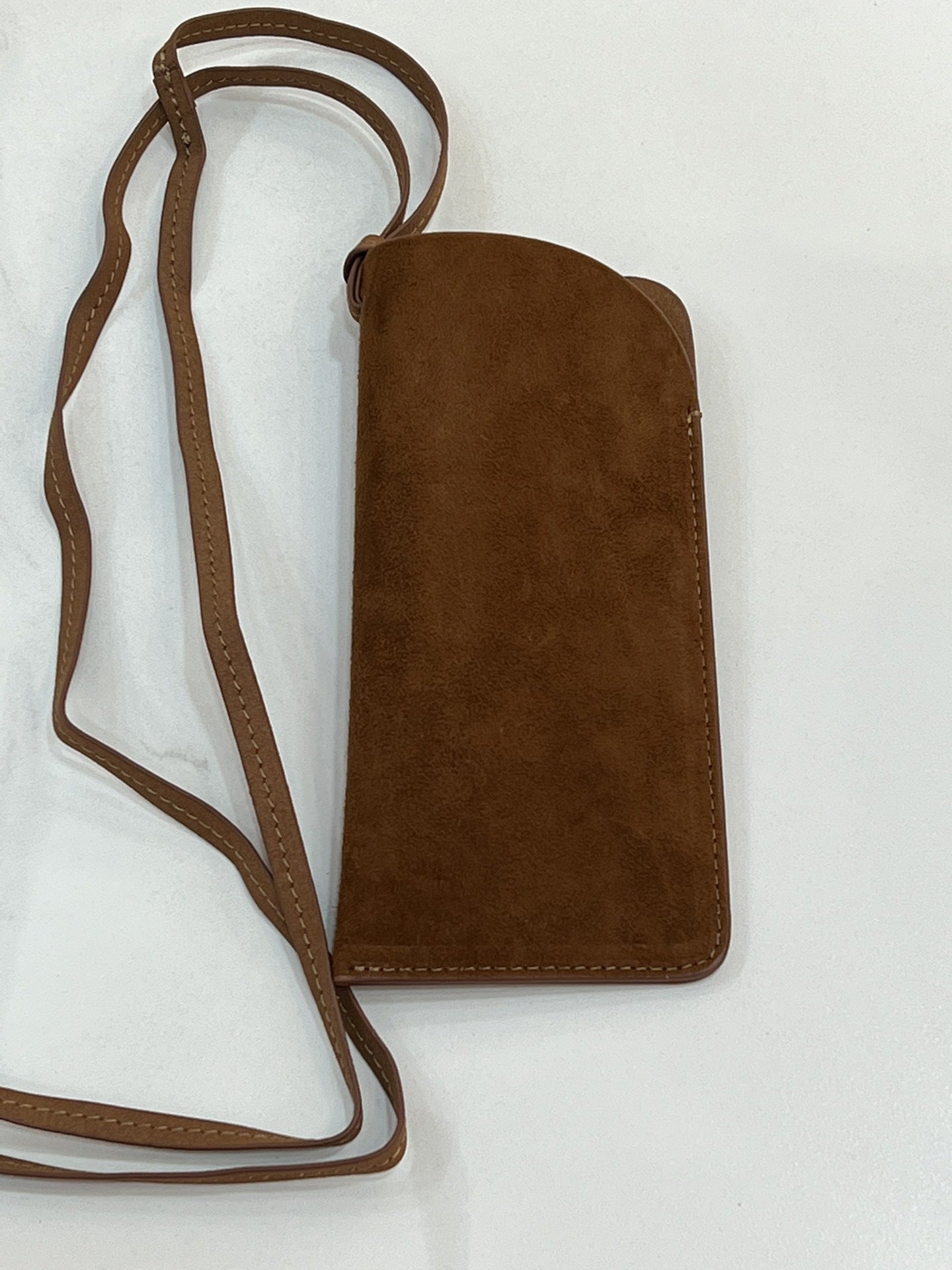 小脏柜 韩国ins小众网红时髦豹纹麂皮绒挂脖迷你小包包精致眼镜包