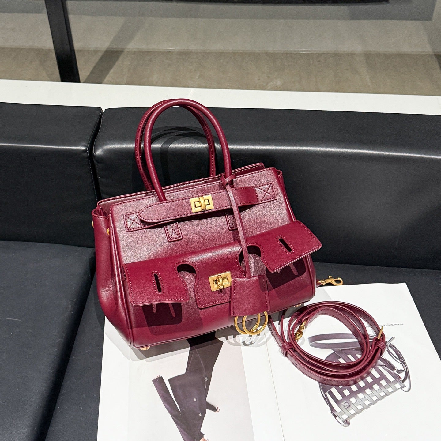 小众设计高级感大容量托特包2025新款时尚百搭通勤单肩手提腋下包