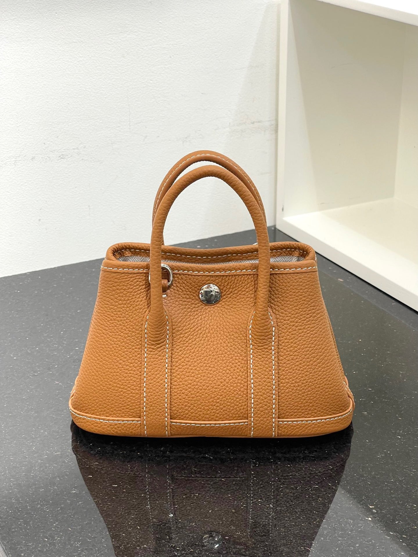 2024年新款潮迷你花园包小包包女真皮头层牛皮荔枝纹斜挎包手提包