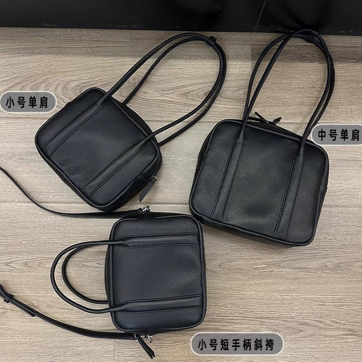 日本ae小众ta女包波士顿简约时尚通勤百搭潮流高品质小方包代发