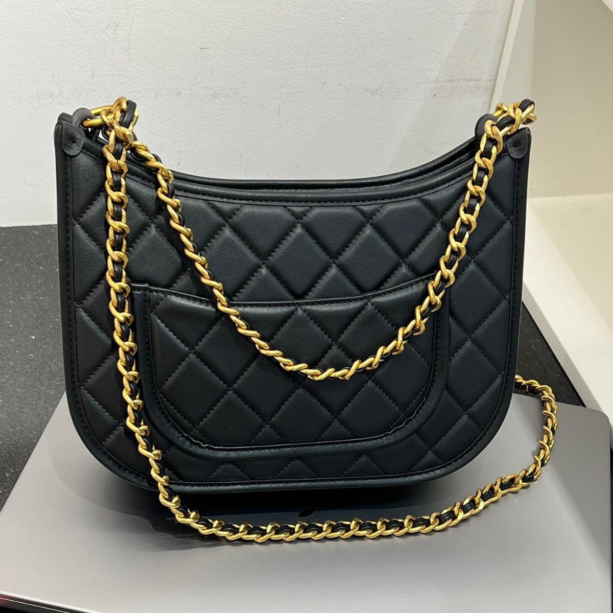 羊皮2024新款腋下包鱼子酱真皮柔软可腋下可单肩斜跨女式包包Z024