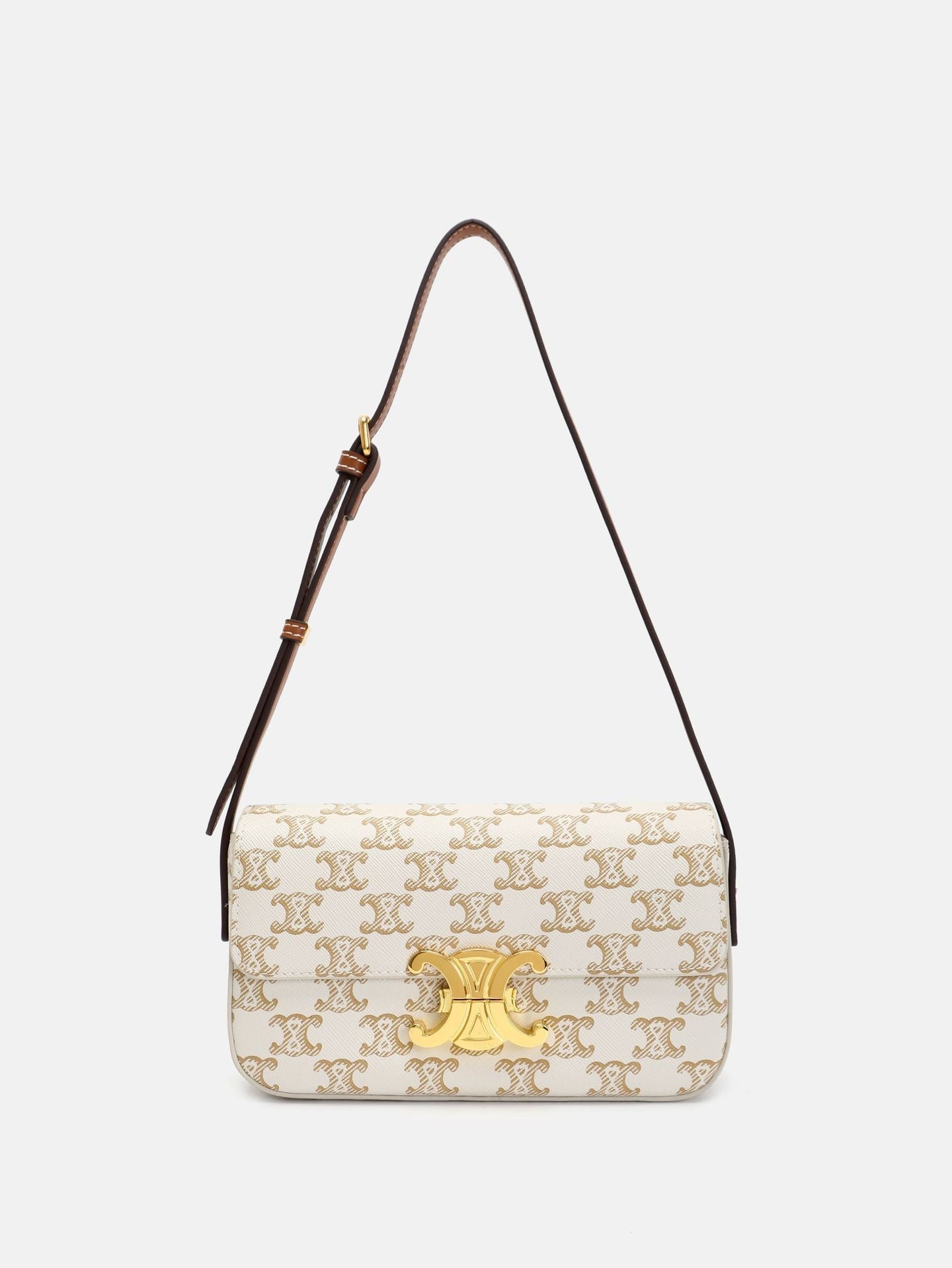 凯旋门腋下包女法棍包包2022新款潮真皮女包小方包斜挎手提单肩包