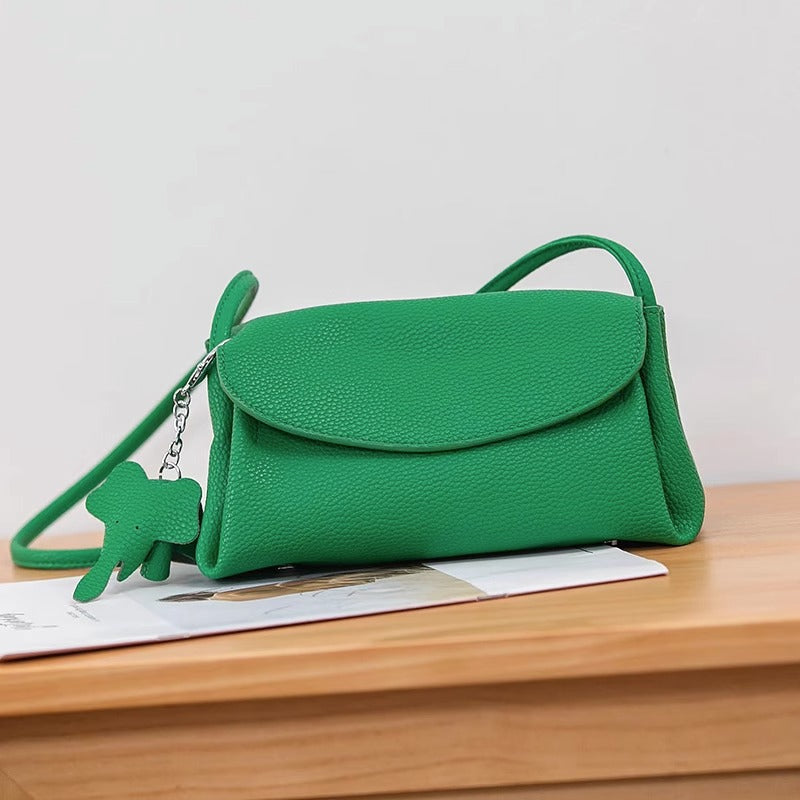 ins软皮小香迷你质感百搭精致真皮斜挎小包 超火小包包女 一件代