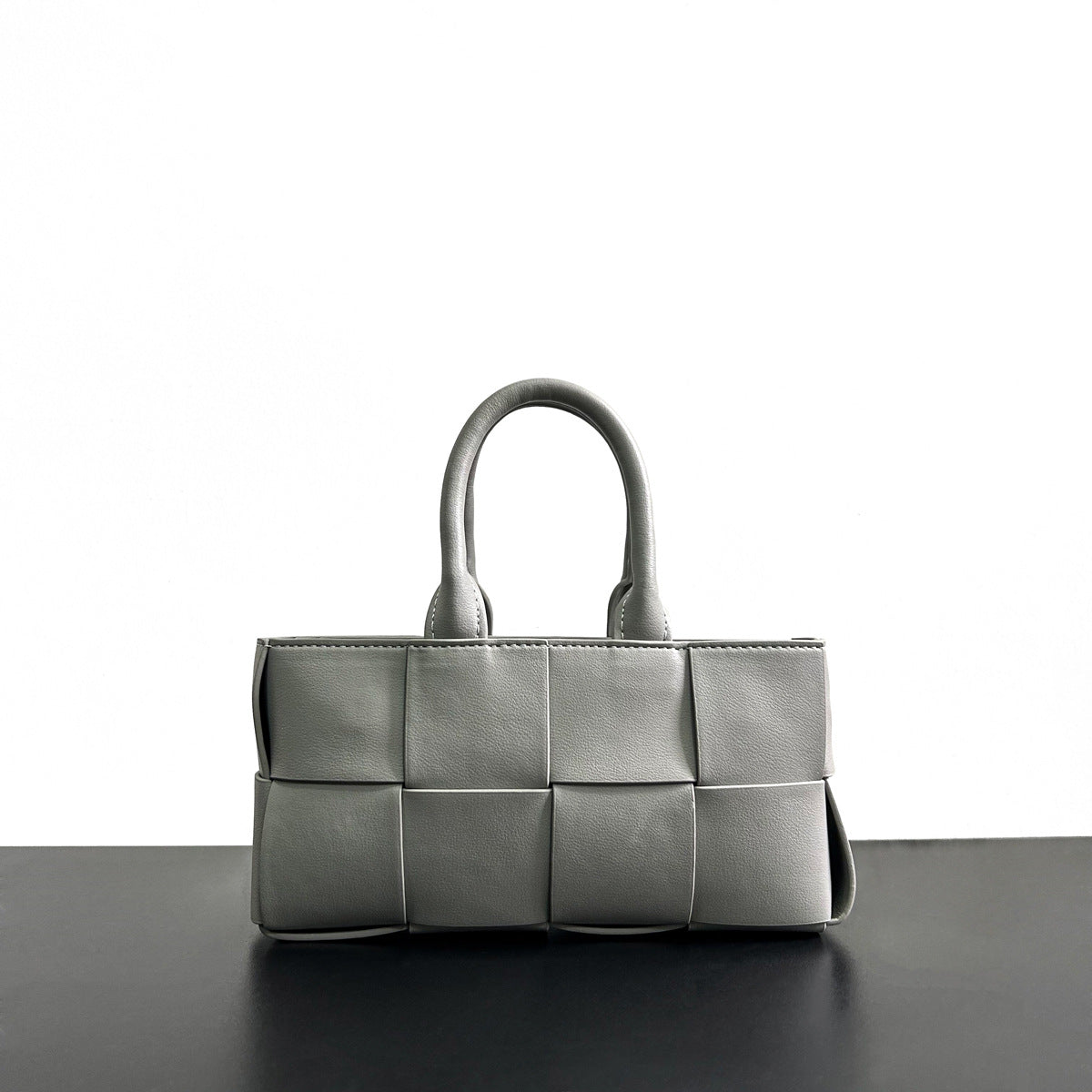 2023新款原创小众托特包大容量女包真皮编织手提包简约通勤质感包