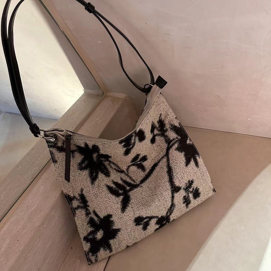 新中式国风洋气大容量包包女2024新款夏季上班通勤斜挎单肩托特包