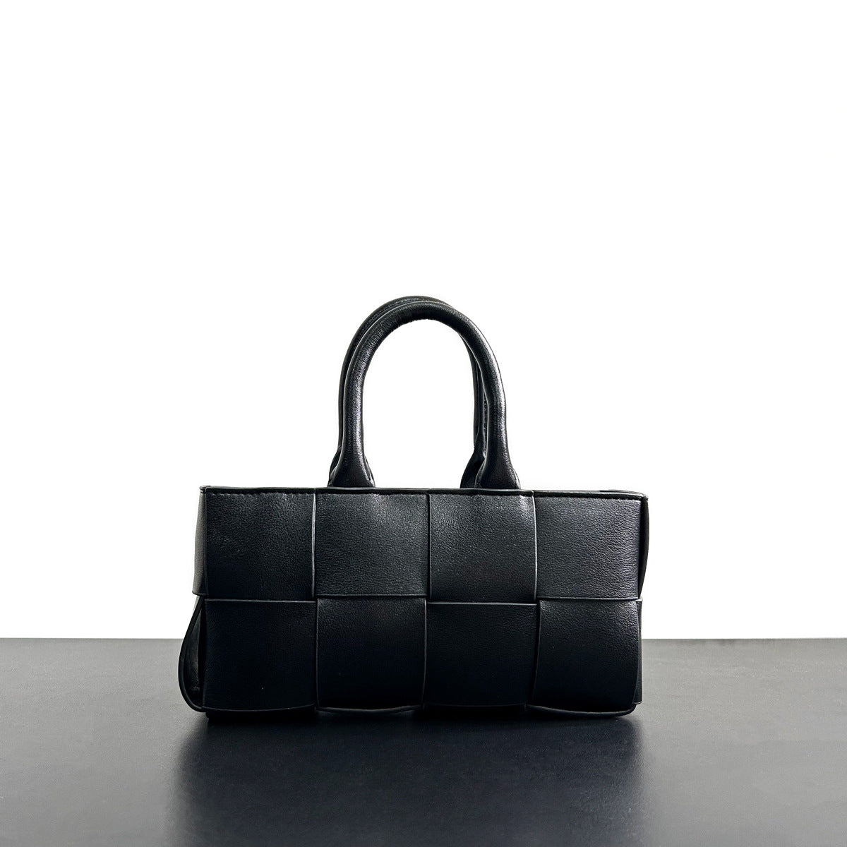 2023新款原创小众托特包大容量女包真皮编织手提包简约通勤质感包