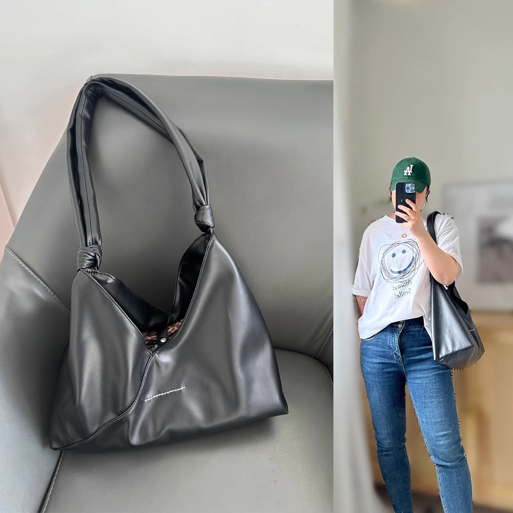 MM马吉啦三角包慵懒风女大容量通勤托特包ins潮流饺子包购物袋6