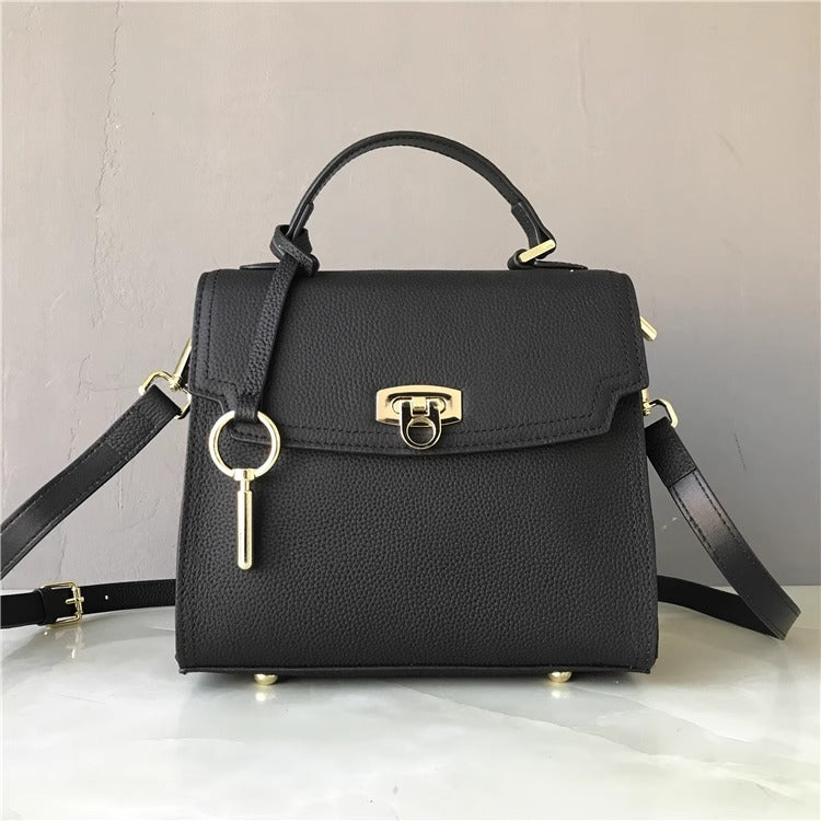 外贸女包togo头层牛皮凯莉手提包女网红新款潮小众时尚单肩斜挎包