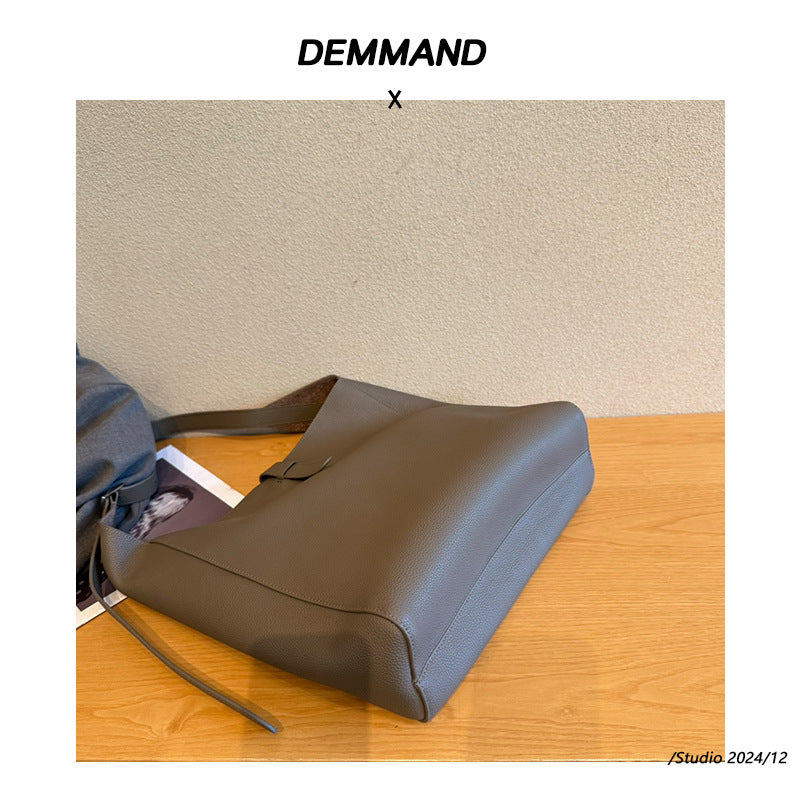 感大包包2024新款潮女包质感斜挎包大容量百搭通勤大气单肩包包