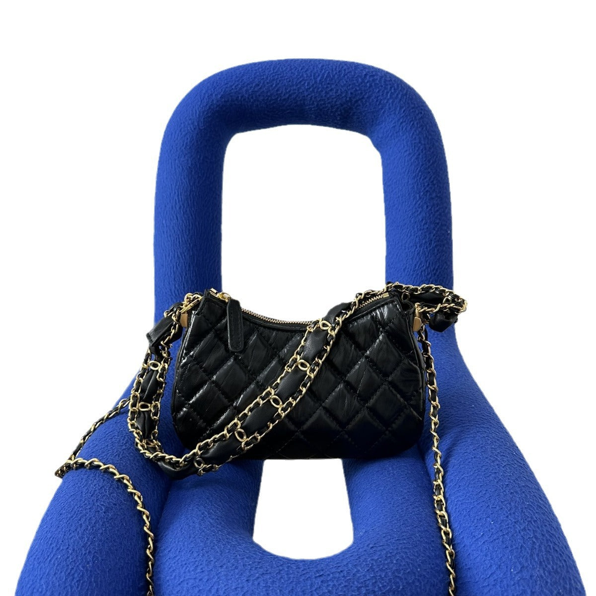 2023新款超火网红腋下包菱格单肩小包包女质感时尚流行百搭手提包