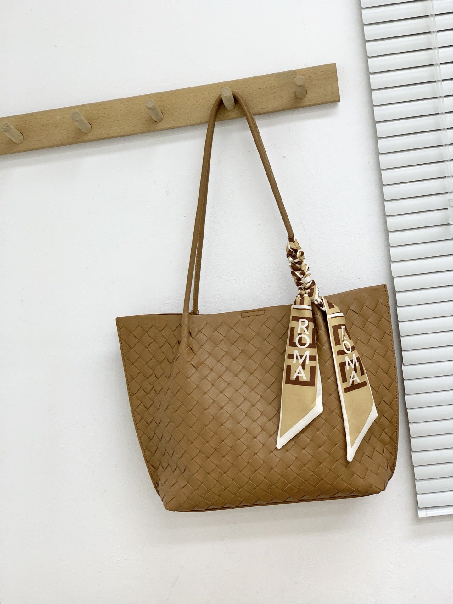 进口软牛皮手工编织手提包真皮女包菜篮子单肩斜挎包购物袋子母包