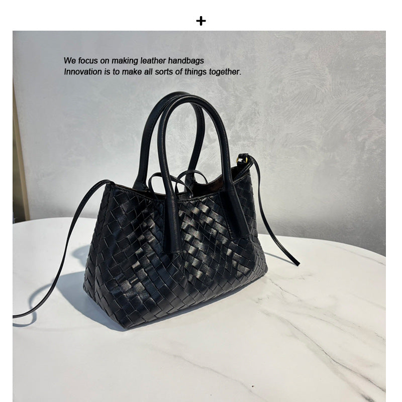 2024女包韩版手拎包新款潮流单肩包上班通勤斜挎包时尚百搭子母包