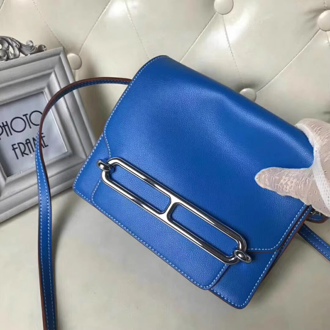 网红同款空姐豆腐包头层牛皮猪鼻子包小方包单肩斜挎女包直播代发