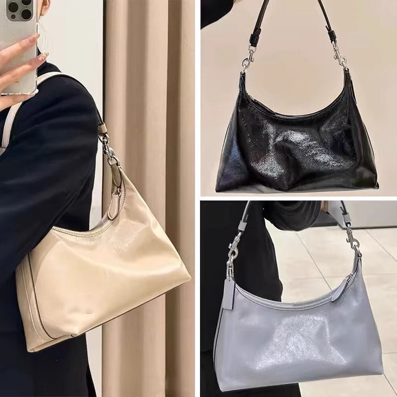 Juliet半月腋下单肩斜挎包女Hobo简约时尚百搭通勤慵懒随意辣妹包