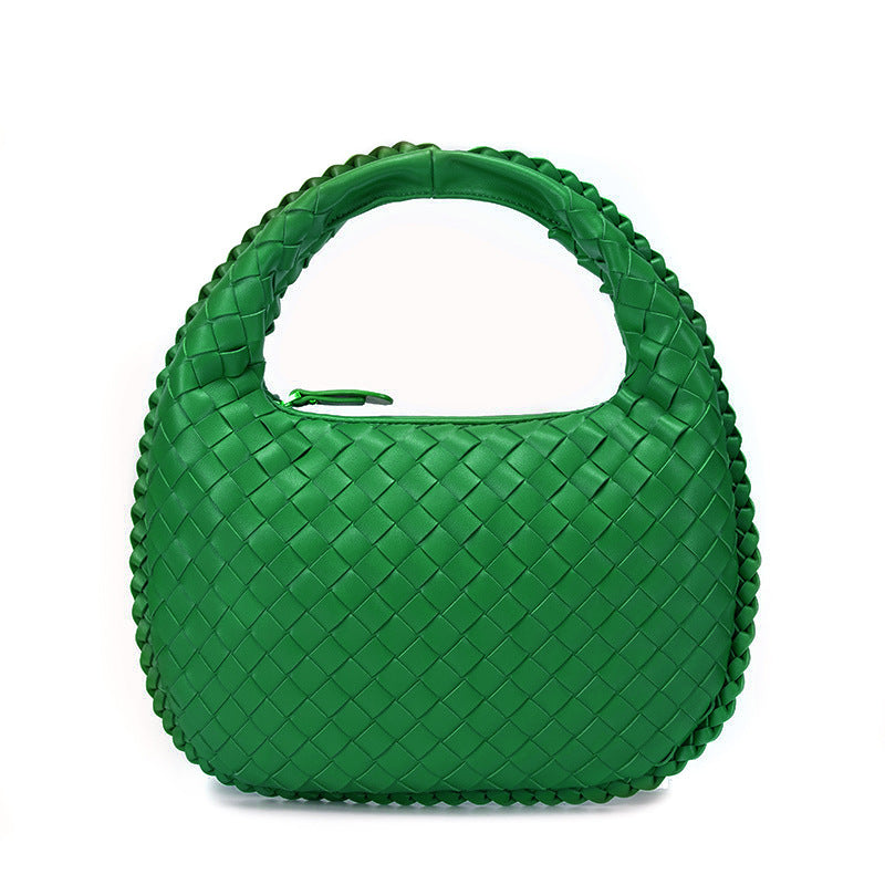 包包女2025新款编织包欧美复古菜篮子腋下包手提单肩手拎包 外贸