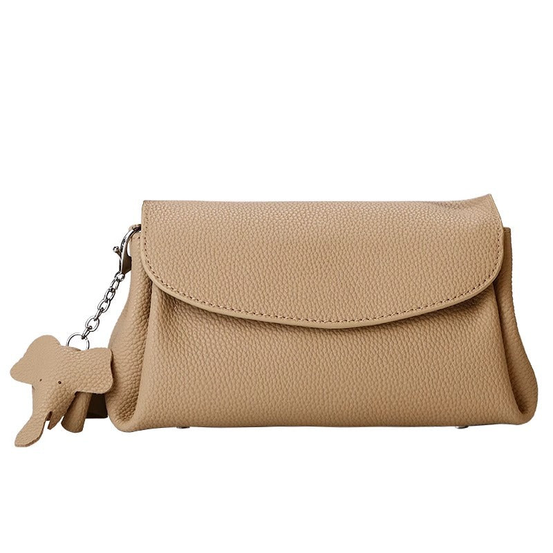 ins软皮小香迷你质感百搭精致真皮斜挎小包 超火小包包女 一件代