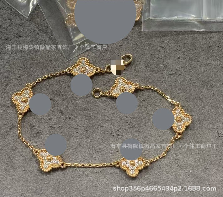 梵家高版桃心红玉髓项链小红心锁骨链时尚小而精致高品质厂家直销