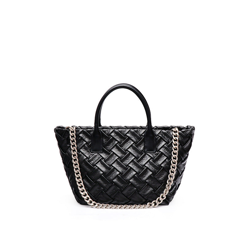 夏季新款菜篮子手工编织包包女简约休闲手提包小众腋下单肩斜跨包